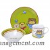 Zoomie Kids Edelson Traditional Porcelain Children's 3 Piece Dinnerware Set, Service for 1 ZMIE5318